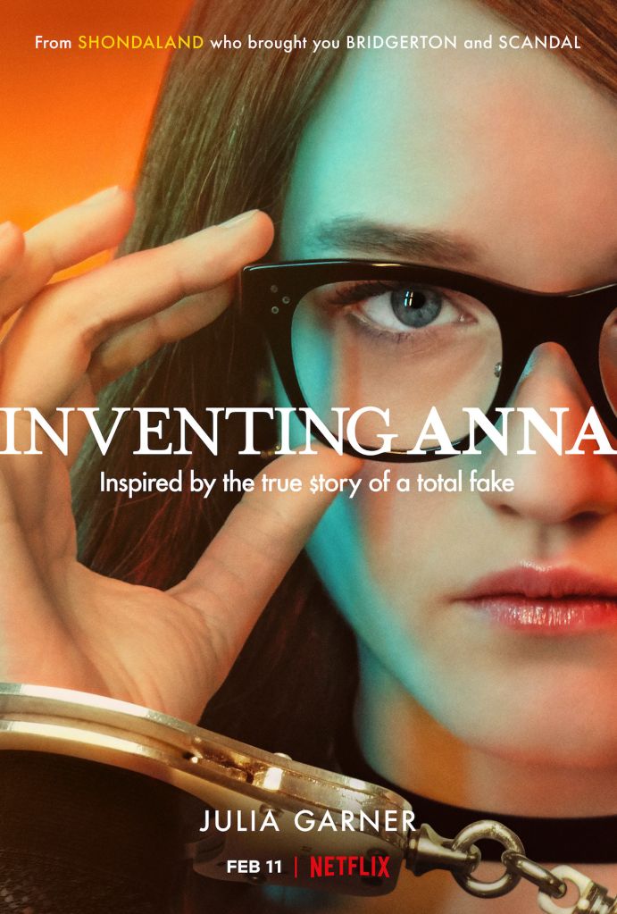 Key art for The Tinder Swindler and Inventing Anna