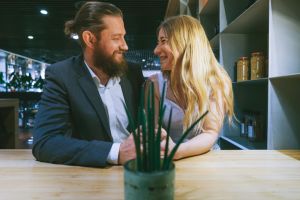 A loving couple man and woman