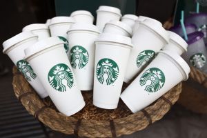Starbucks Coffee And McDonald's In Poland