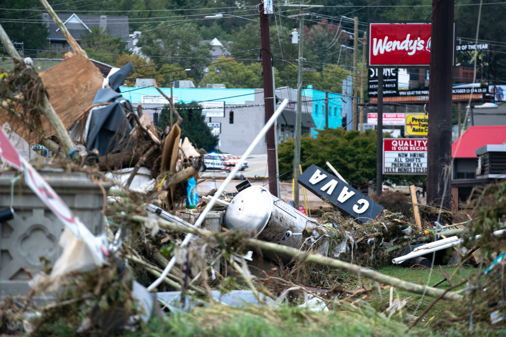 Storm Helene Causes Massive Flooding Across Swath Of Western North Carolina