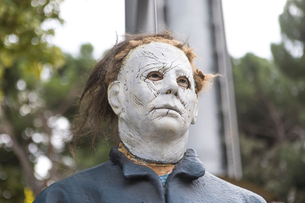 Halloween At The Amusement Park In Madrid